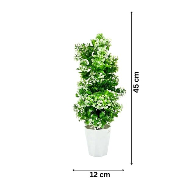 Artificial Plants with Pot Showcase Decoration Plants Flowers | Fake Plant | Artificial Plants for Home Decor Office Gifting Plants Decorative Potted Plants (RV-AP25) - Image 3