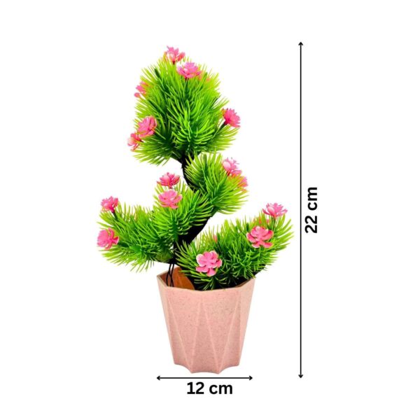 Artificial Plants with Pot Showcase Decoration Plants Flowers | Fake Plant | Artificial Plants for Home Decor Office Gifting Plants Decorative Potted Plants (RV-AP26) - Image 2